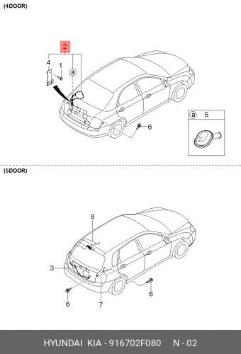 91670-2F080 HYUNDAI KIA Электропроводка