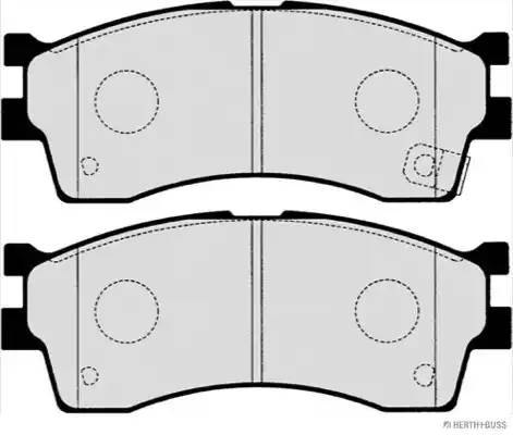 J3600308 HERTH+BUSS колодки дисковые торм. перед. Kia
