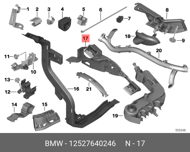 12527640246 BMW Кронштейн