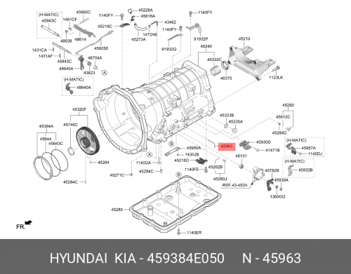 45938-4E050 HYUNDAI KIA Палец