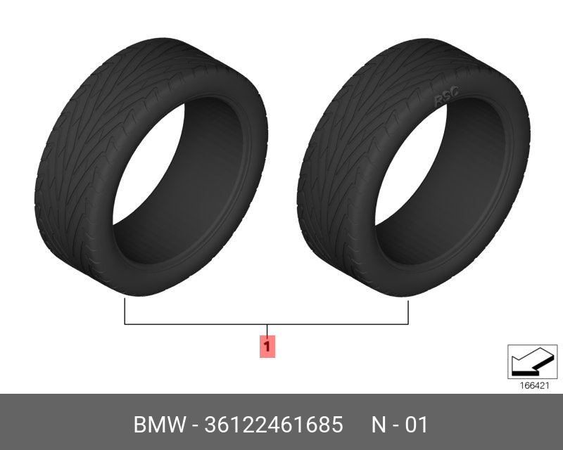 36122461685 BMW Pirelli P-Zero r-f