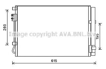 HY5269D AVA Радиатор кондиционера