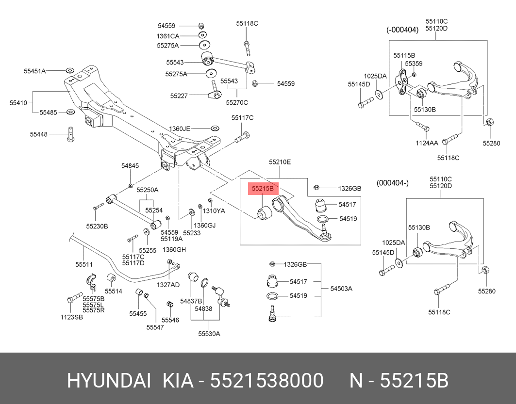 1201SF1 AKITAKA Сайлентблок AKITAKA 1201-SF1 (заднего нижнего рычага) HYUNDAI 1201SF1