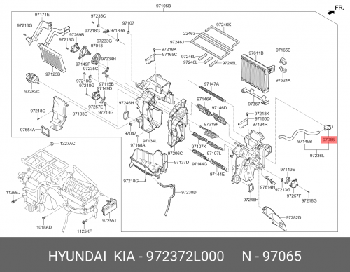 97237-2L000 HYUNDAI KIA Аспиратор обогревателя