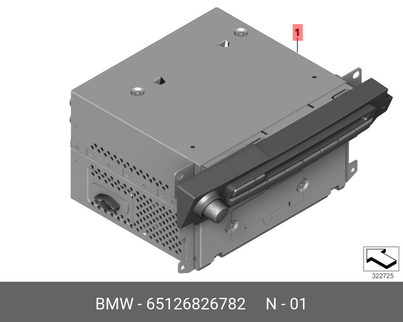 65126826782 BMW Головное устройство High