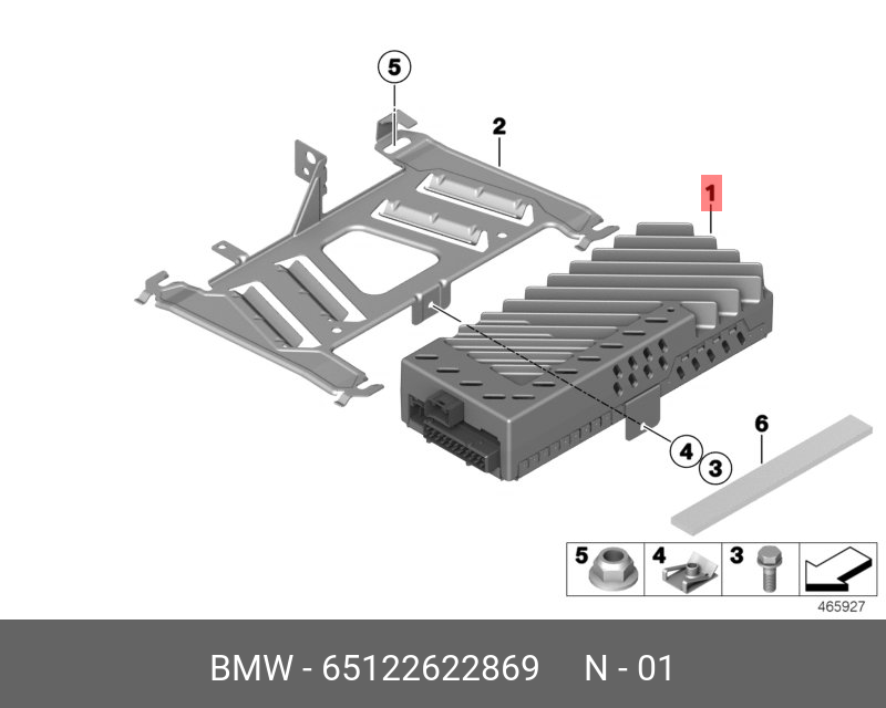 65122622869 BMW Усилитель системы Top-Hifi