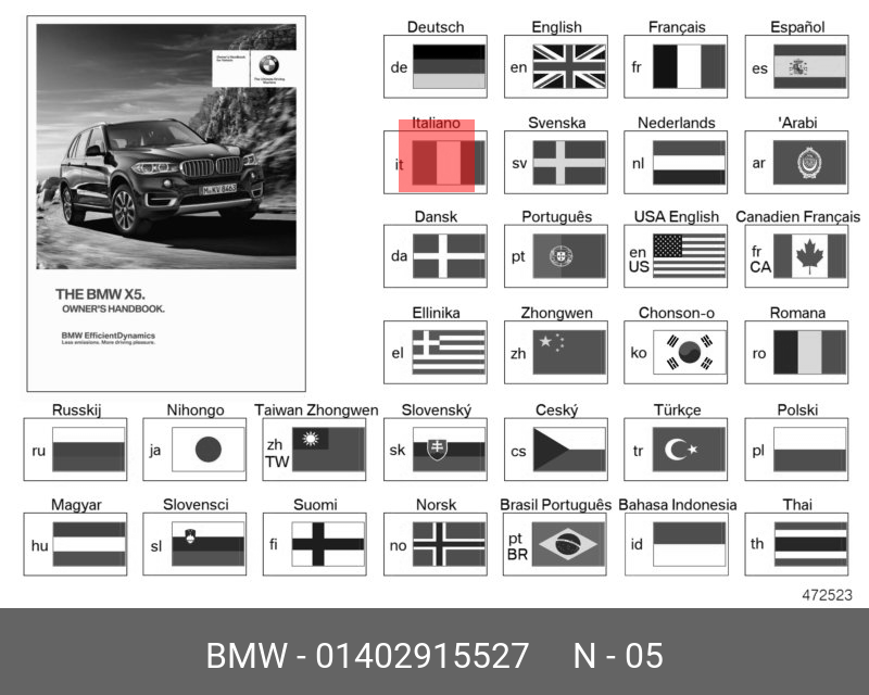 01402915527 BMW Руководство по эксплуатации F15
