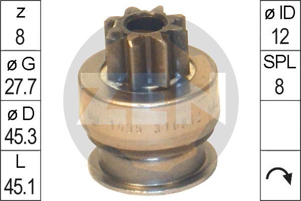 ZN1695 ERA Бендикс KIA 1.5/1.6 CRDI