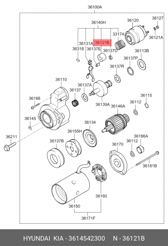 36145-42300 HYUNDAI KIA Plunger assy