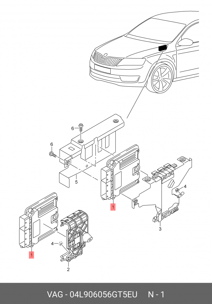 04L906056GT5EU VAG Бу дизельного двигателя