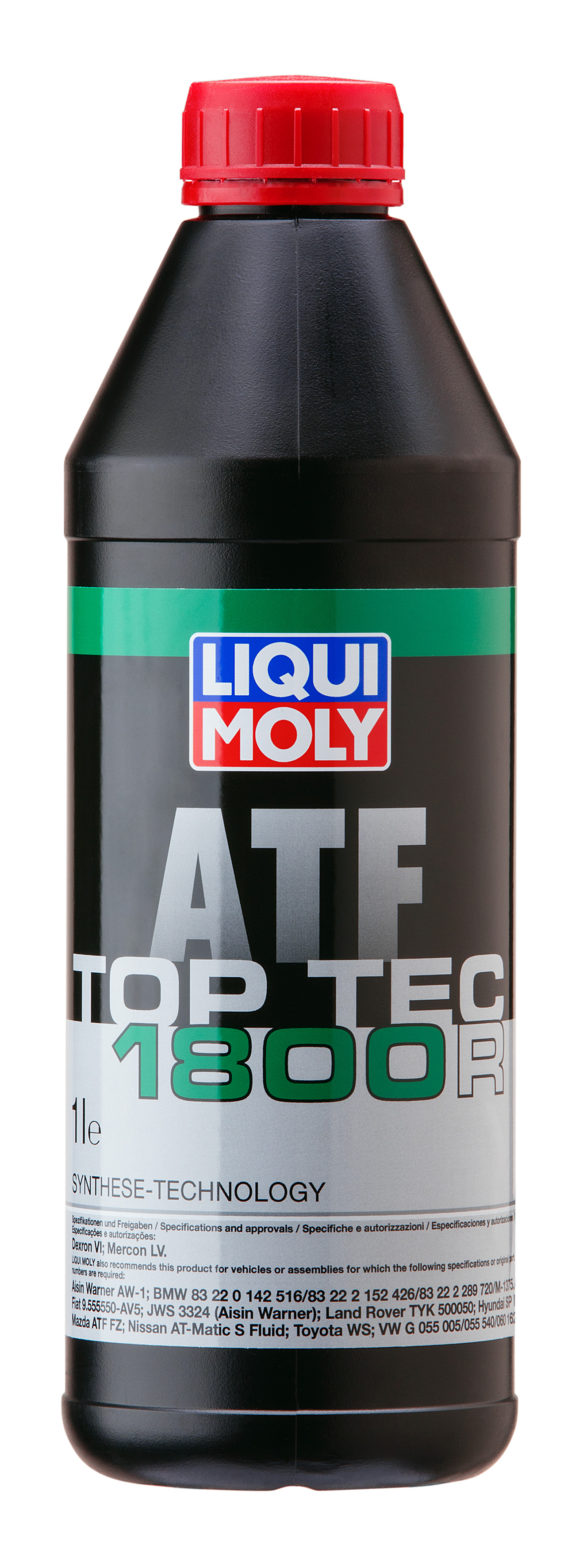 20625 LIQUI MOLY Масло трансмиссионное HC-синтетическое Top Tec ATF 1800 R 1л