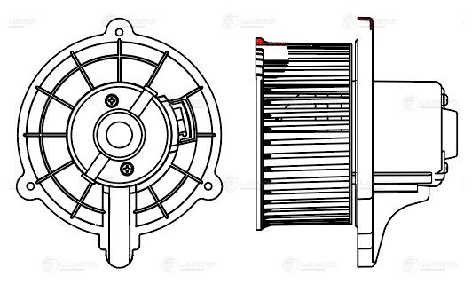 LFH0803 LUZAR Э/вентилятор отоп. для а/м KIA Sportage I (93-) (LFh 0803)