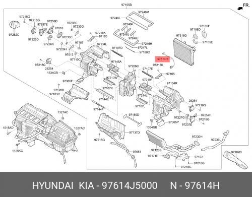97614-J5000 HYUNDAI KIA Термистр испарителя