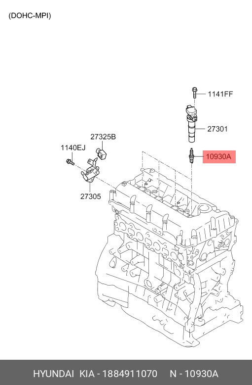 H160010810 WHCQ Свеча зажигания Changan CS35 Plus качественный аналог