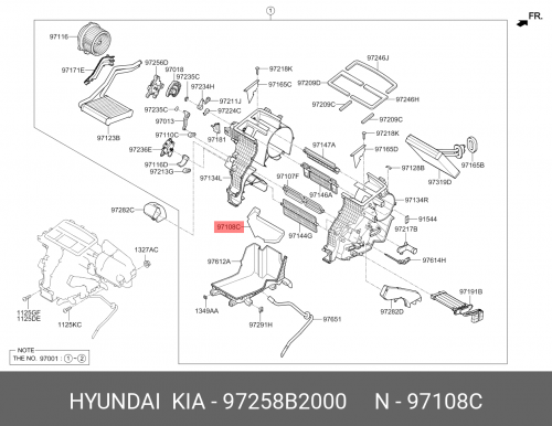 97258-B2000 HYUNDAI KIA Изолятор