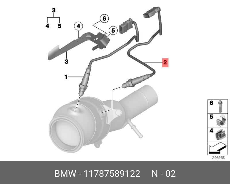 11787589122 BMW Лямбда-зонд