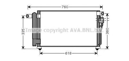 KA5081D AVA Конденсер KIA RIO 1.4/1.6 05-