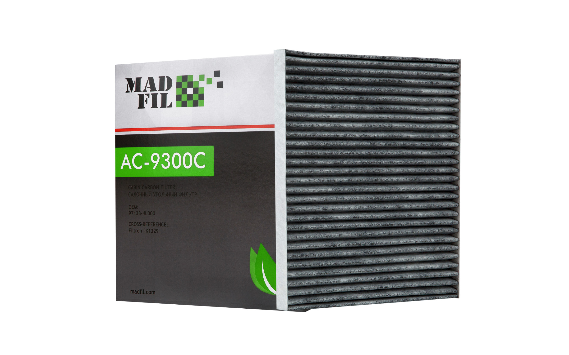 AC9300C MADFIL Фильтр салона МАDFIL AC-9300C угольный