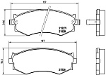 P30002 BREMBO Колодки тормозные дисковые | перед |