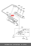 Z2750137A00 ZOMMER Провода высоковольтные, комплект. Hyundai Tucson, Santa Fe, Sonata, Kia Sportage c дв. 2.7 (2001-2010) (27501-37A00)