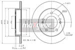 192855 MAXGEAR Диск тормозной