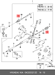 0K20332125 HYUNDAI / KIA Пыльник рулевой тяги L=R