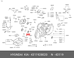 101068530 KOS Сальник привода HYUNDAI ACCENT/ELANTRA/GETZ/I10/MATRIX/TIBURON/KIA CERATO/RIO/SPECTRA