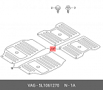 NPLPO8190 NORPLAST Коврики салонные для Skoda Yeti (5L7) (2009)