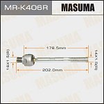 MRK406R MASUMA "РУЛЕВАЯ ТЯГА ""MASUMA""  HYUNDAI, KIA/ RIO  RH"