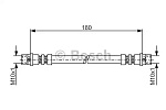 1987476018 BOSCH Тормозной шланг