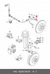 1180050033 DODA датчик ABS зад. л.!\ Audi A2 1.4, Seat Ibiza 1.2-1.6/1.9TDi 00>