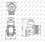 31355 NRF Радиатор масляный