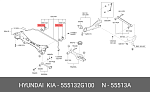 RUH81 JAPANPARTS RUH81 JAPANPARTS ВТУЛКА СТАБИЛИЗАТОРА ЗАДН KIA CEED/MAGENTIS/OPTIMA 08> D=15