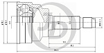 JCT0113 JUST DRIVE ШРУС ВНЕШНИЙ 151548 (JD)