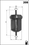 ELE6043 MECAFILTER Фильтр топливный