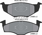 2186602 TEXTAR Колодки тормозные передние с противошумной пластиной Q+