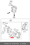 581681Y000 HYUNDAI / KIA ВТУЛКА ТОРМОЗНОГО СУППОРТА 58168-1Y000