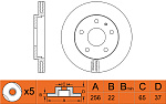 RN1082 NIBK RN1082 Диск тормозной VOLKSWAGEN POLO 1.6 2009-