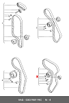 5576671 RUVILLE Комплект ремня ГРМ