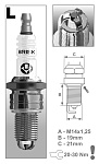 LR15TC1 BRISK Свеча зажигания EXTRA LR15TC1 (1328)