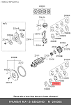 EMC0723 ALL4MOTORS Вал коленчатый EMC0723 Hyundai/KIA G4KA/G4KH/G4KF/G4KD 2.0L 23111-2G000 с балансирами