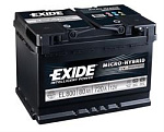 EL800 EXIDE аккумуляторная батарея! 19.5/17.9 евро 80Ah 800A 315/175/190 Carbon Boost 2.7\