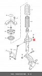 W334834SA WINKOD Амортизатор подвески. Audi A3(03-)/Skoda Octavia Ii (04-13)/Yeti (09-)/Volkswagen Golf V (03-)/Golf Vi (08-)