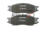 KT7043STD KORTEX Колодки торм. NISSAN ALMERA CLASSIC (B10) 06- перед.к-т KT7043STD