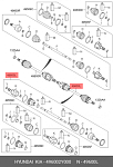 CV17204 FENOX Шрус внутренний