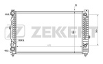 MK1064 ZEKKERT Радиатор охл. дв. Audi A4 94-  A6 II 97-  VW Passat V 00-