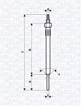 062900066304 MAGNETI MARELLI Свеча накаливания