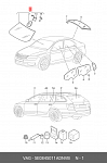 8G002070 VENDOR Skoda Octavia III A7 4D Sed / 5D Wagon Стекло лобовое