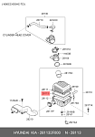 281132F000 HYUNDAI / KIA ФИЛЬТР ВОЗДУШНЫЙ HYUNDAI SANTA FE/SPECTRA/CERATO 04-/ELANTRA -08