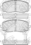 PN0448 NIBK Колодки тормозные дисковые  PN0448  NiBK